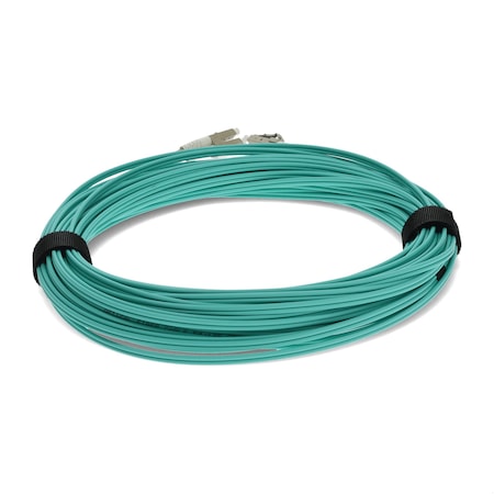 Add-On 22M LC MALE TO LC MALE OM4 STRAIGHT AQUA DUPLEX FIBER OFNR RISER-RATE ADD-LC-LC-22M5OM4